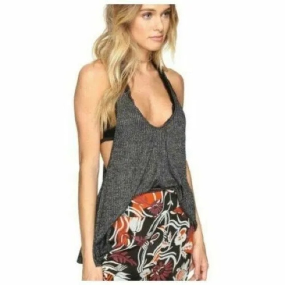 Free People Wear Me Now Ribbed Tank/Small